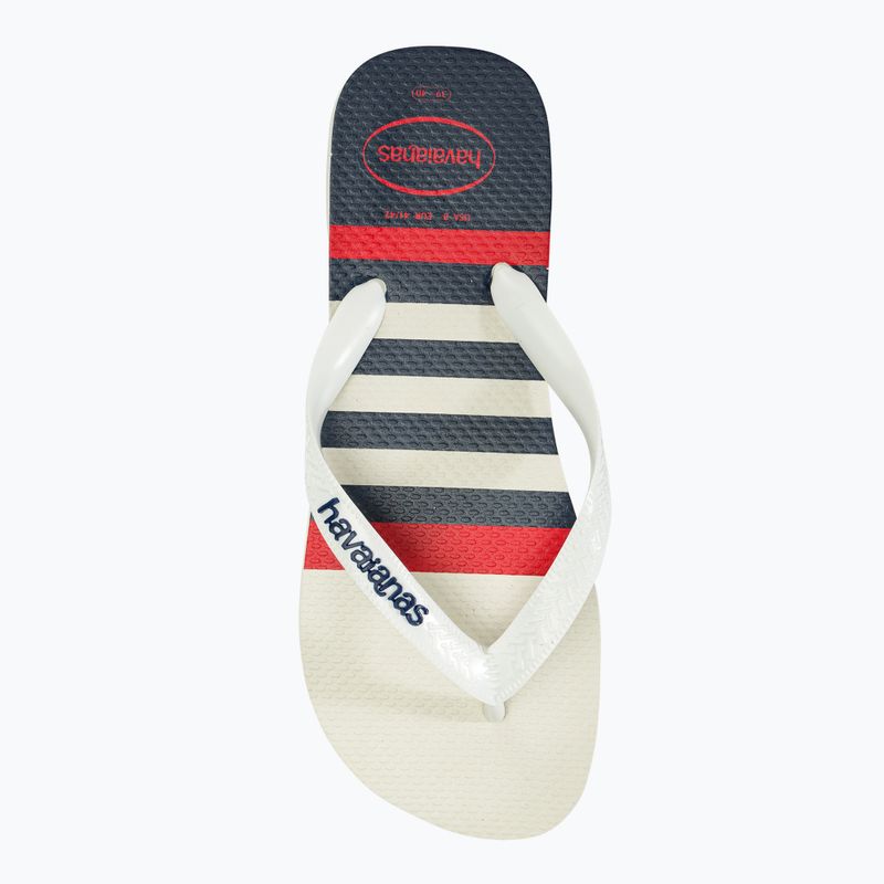 Havaianas Top Nautical Flip Flops weiß/weiß/marineblau 5