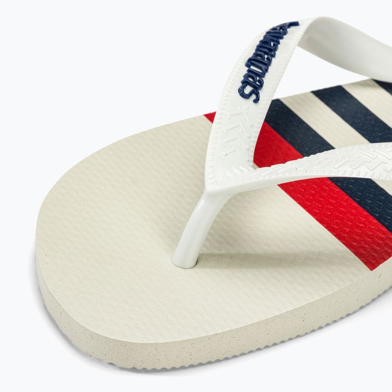 Havaianas Top Nautical Flip Flops weiß/weiß/marineblau 7