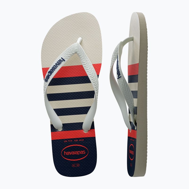 Havaianas Top Nautical Flip Flops weiß/weiß/marineblau 11