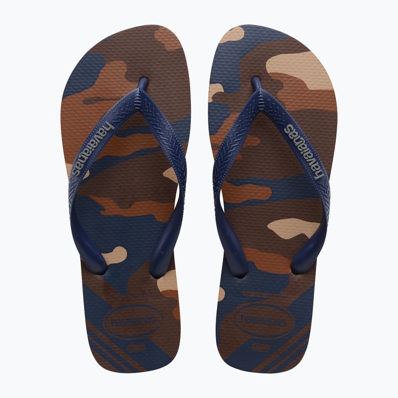 Havaianas Top Camu Herren Flip Flops dunkelbraun 10