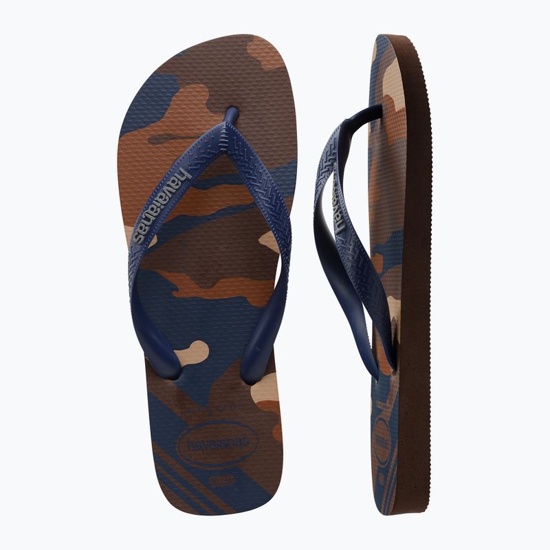 Havaianas Top Camu Herren Flip Flops dunkelbraun 11