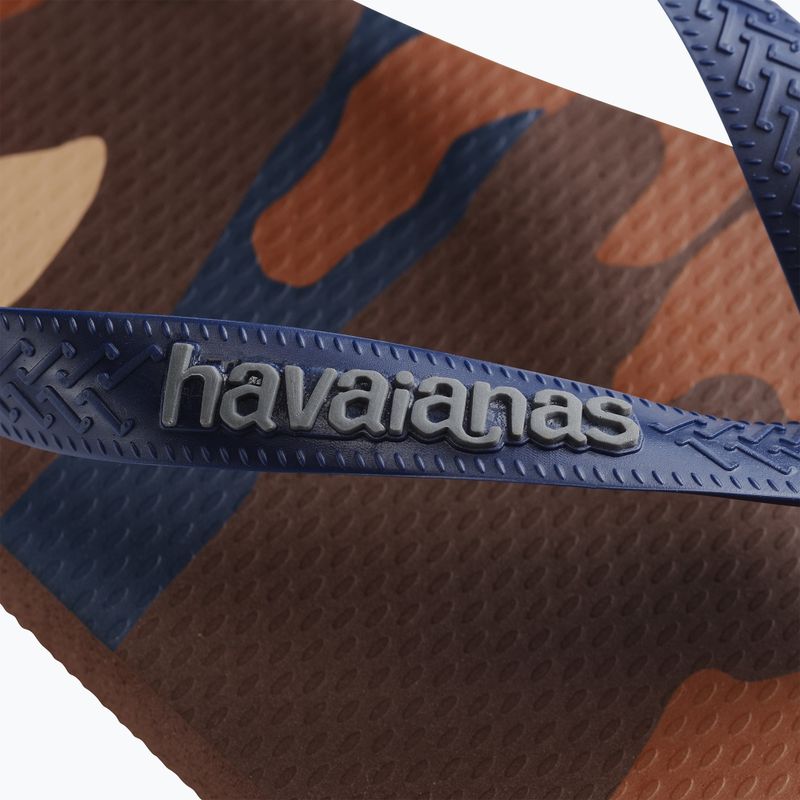 Havaianas Top Camu Herren Flip Flops dunkelbraun 12