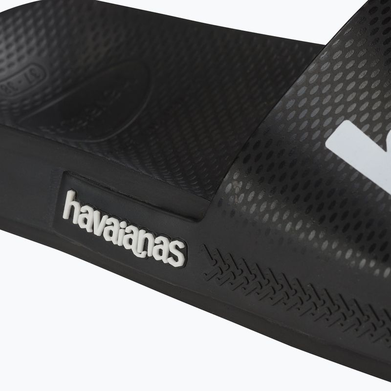 Havaianas Classic Logomania Flip-Flops schwarz / schwarz 10