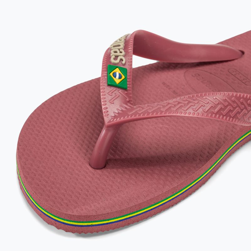 Havaianas Brasil Logo Flip Flops pau brasil 7