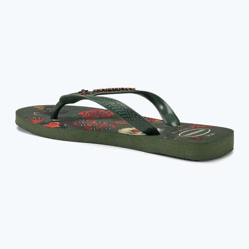 Herren Havaianas Top Tribo olivgrün Flip Flops 3