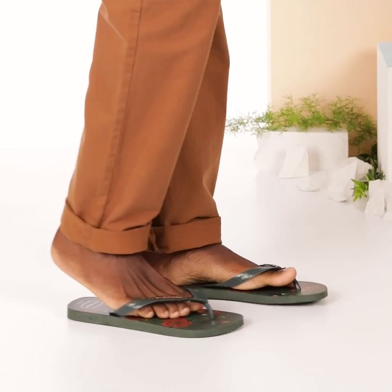 Herren Havaianas Top Tribo olivgrün Flip Flops 16