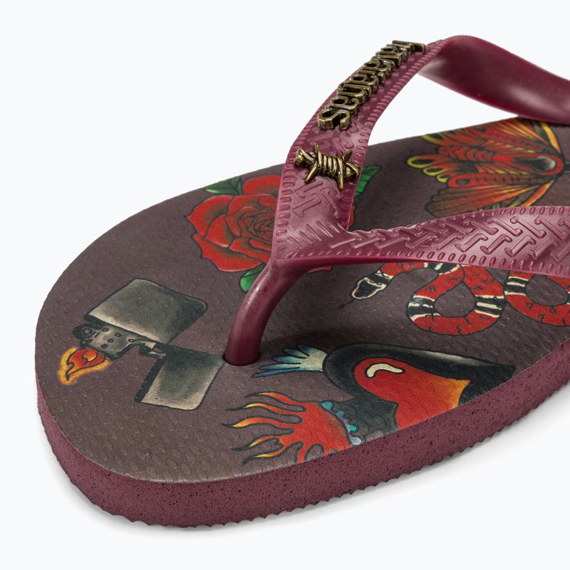 Herren Havaianas Top Tribo dunkelbraun Flip Flops 7