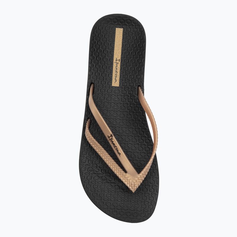 Damen Ipanema Bossa Soft V schwarz/gold Flip Flops 4