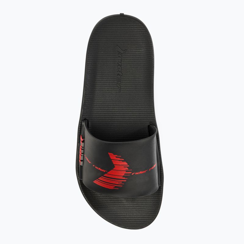 RIDER Speed Slide In schwarz/schwarz/rot Kinder-Flip-Flops 5