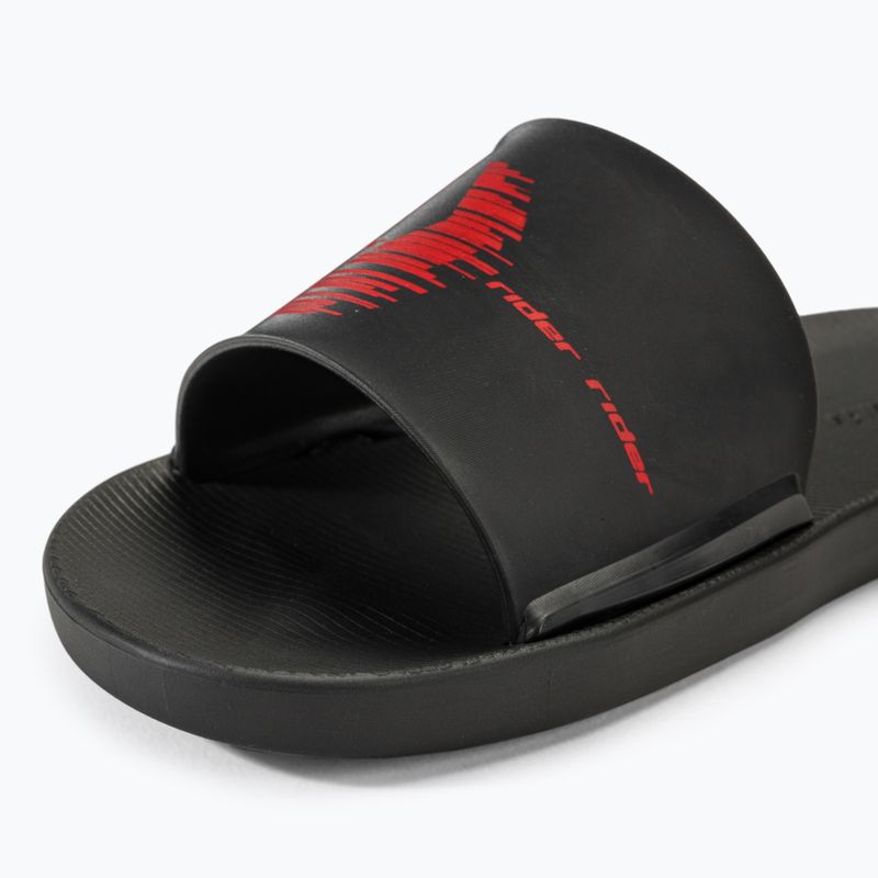 RIDER Speed Slide In schwarz/schwarz/rot Kinder-Flip-Flops 7