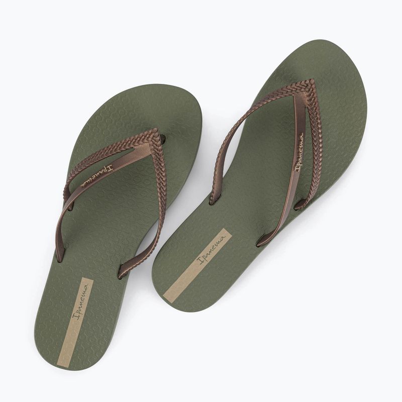 Ipanema Bossa grün/bronze Damen-Flip-Flops 3