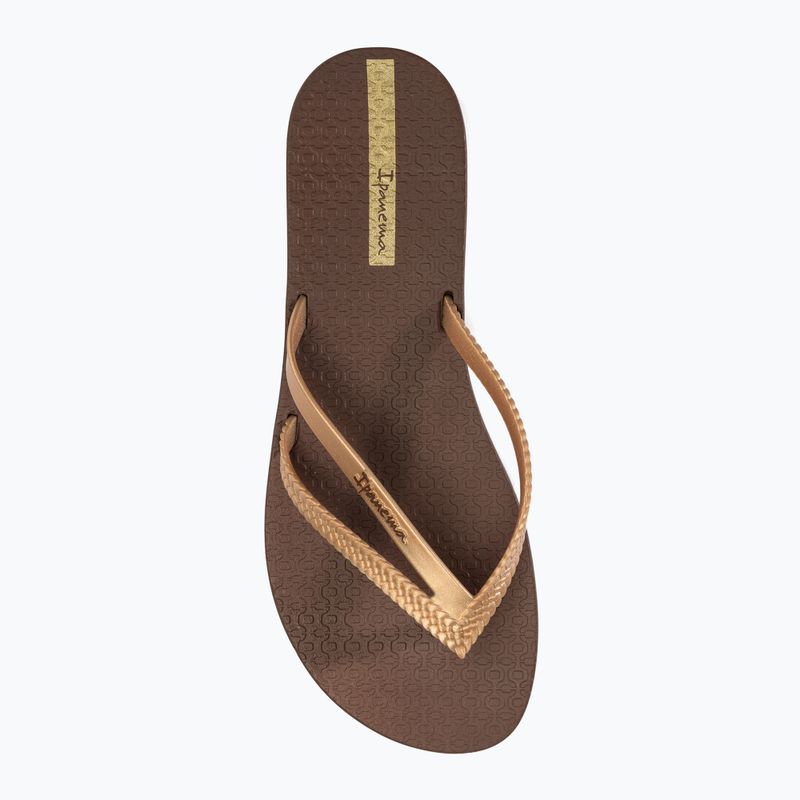 Flip-Flops Damen Ipanema Bossa brown/gold 5