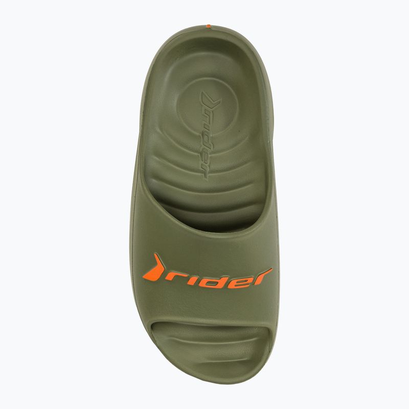 Herren RIDER Rzero Slide grün/orange flip-flops