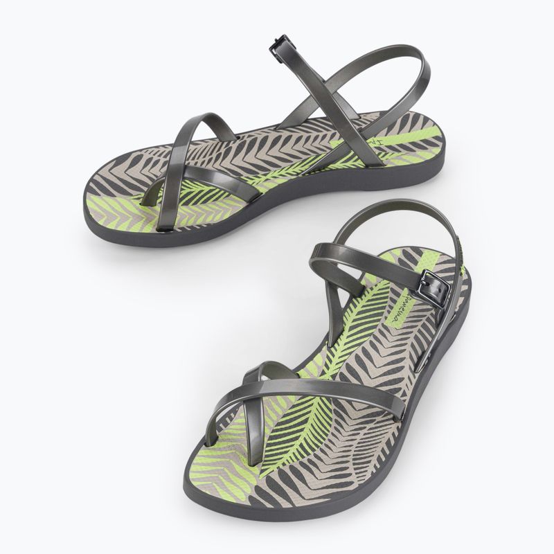 Sandalen Damen Ipanema Fashion VII grey/silver/green