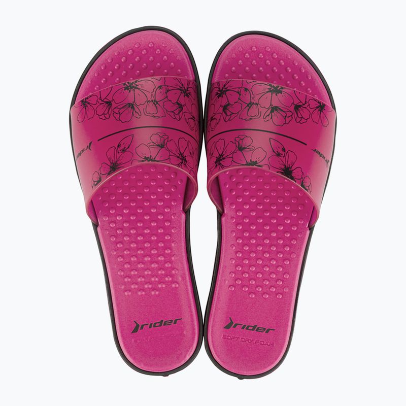 RIDER Splash V schwarz/rosa Damen-Flip-Flops 2