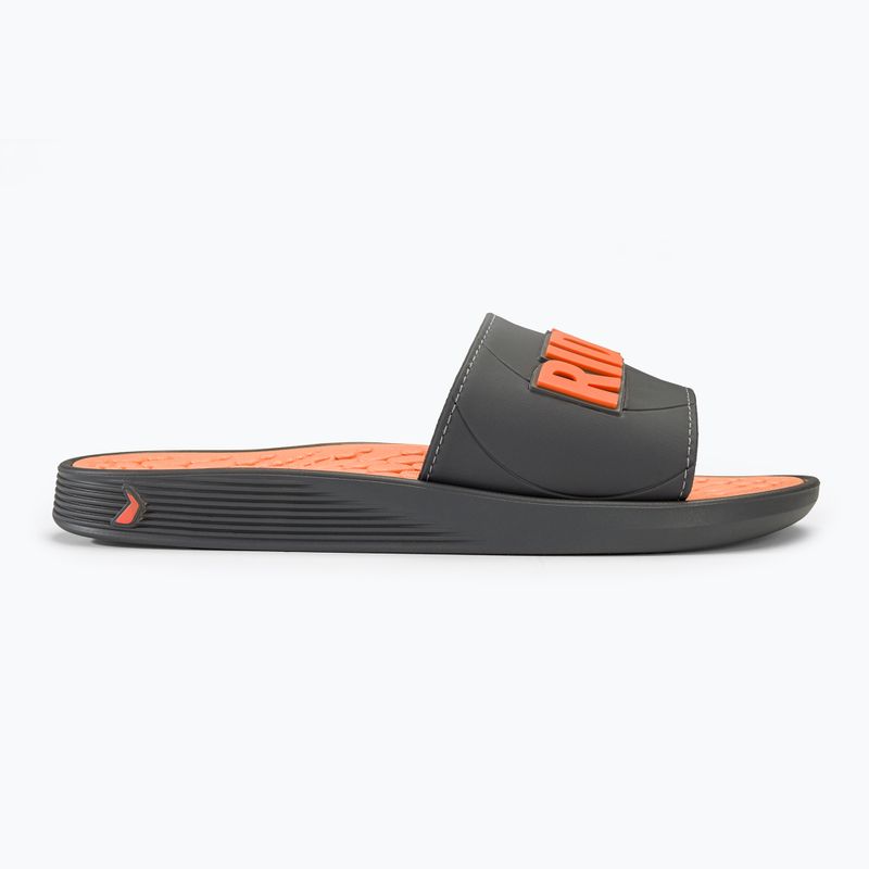 Slides Schlappen  Herren RIDER Pump Slide AD grey/dark grey/orange 2