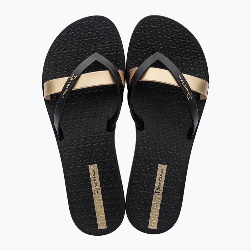 Ipanema Kirei schwarz/gold Damen-Flip-Flops 2