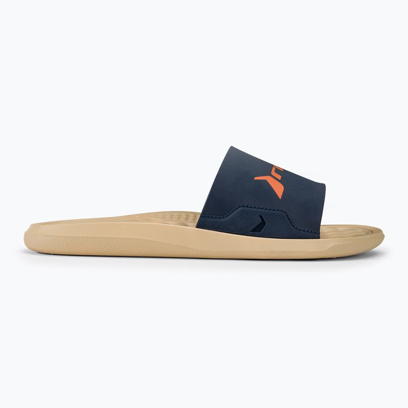 RIDER Step Slide beige/blau/orange Herren-Flip-Flops 2