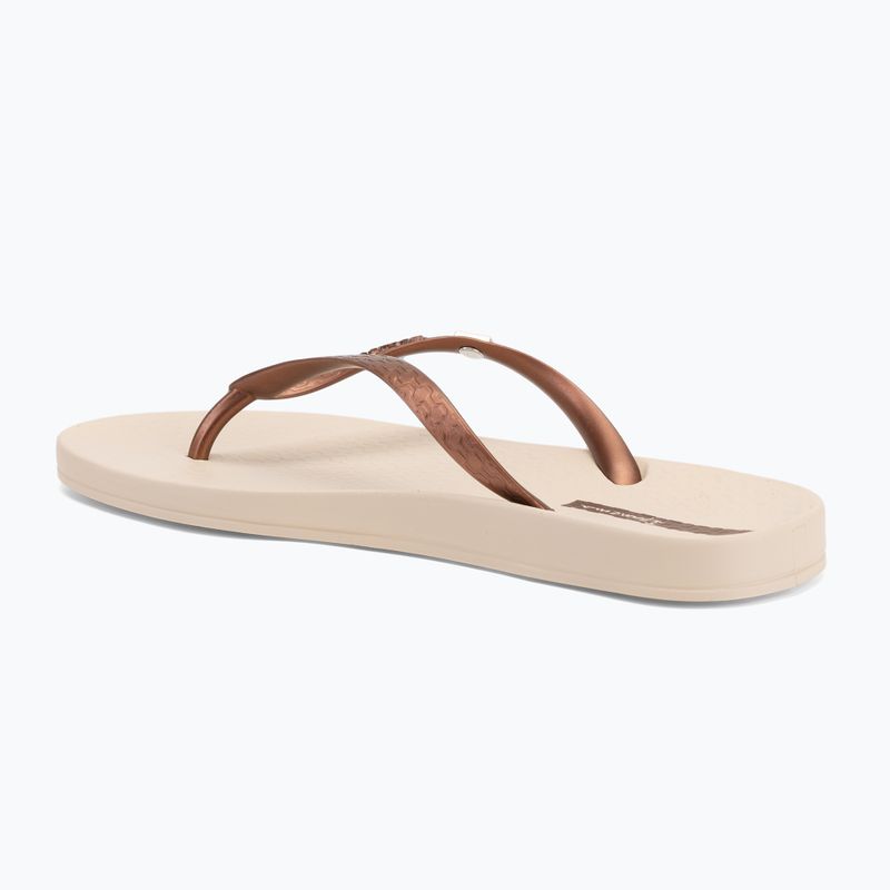Ipanema Anatomic Brasilidade Damen Flip Flops beige/kupfer 3