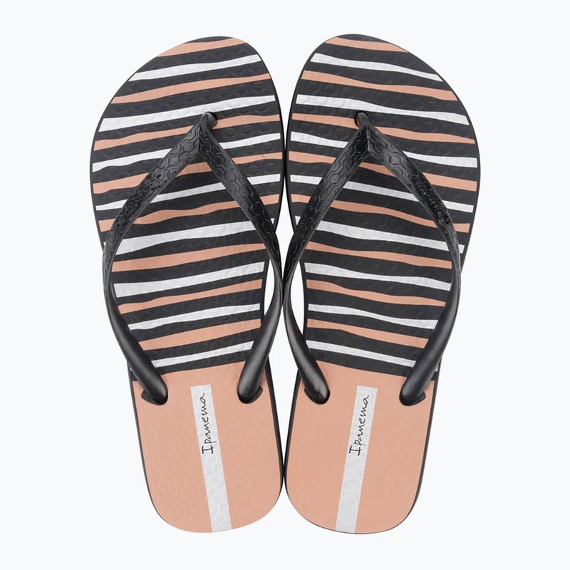 Ipanema Classic Happy XII schwarz/schwarz/rosa Damen Flip Flops 2