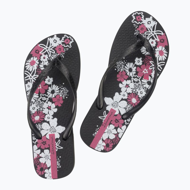 Ipanema Classic Happy XII schwarz/schwarz/weiß Damen Flip Flops 3