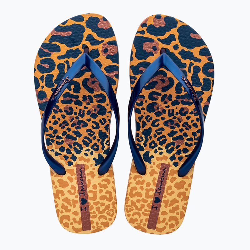 Ipanema Animal Print VI Damen Flip Flops gelb/hellblau 2