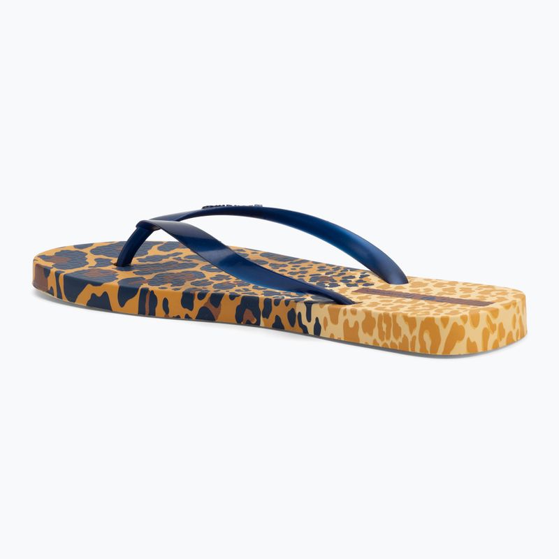 Ipanema Animal Print VI Damen Flip Flops gelb/hellblau 3
