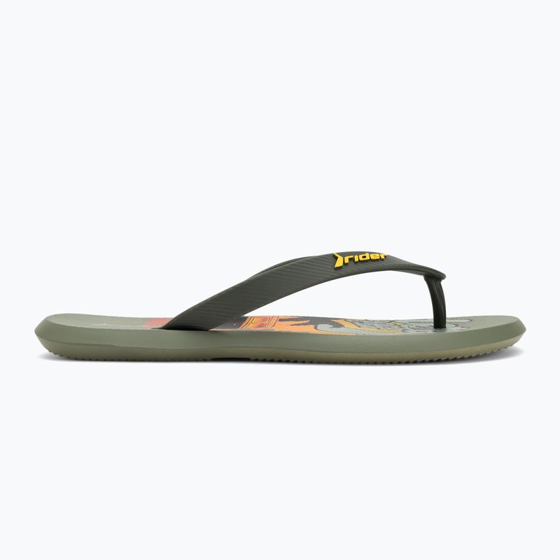 Herren RIDER R1 Energy VII grün/orange/gelb Flip Flops 2