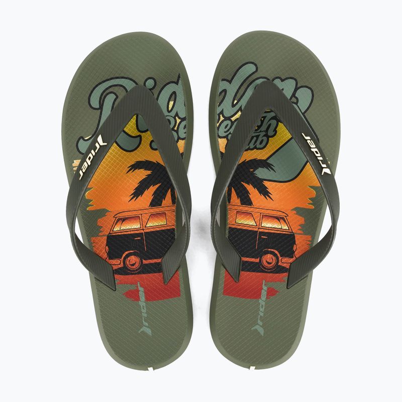Herren RIDER R1 Energy VII grün/orange/gelb Flip Flops 2