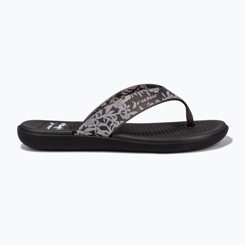 RIDER Aqua VI Damen Flip Flops schwarz/grau 3