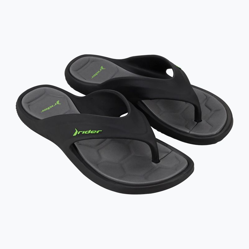 Flip-Flops Herren Rider Cape XVIII black/grey/green