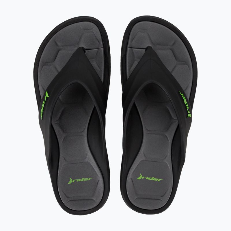 Flip-Flops Herren Rider Cape XVIII black/grey/green 2
