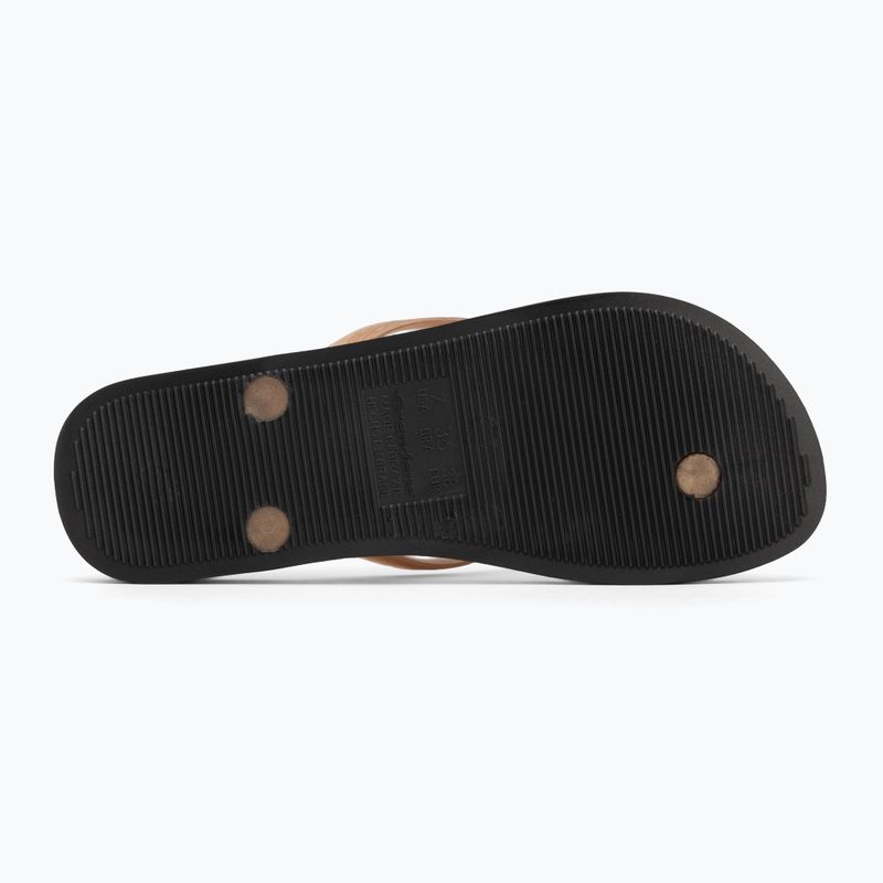 Flip-Flops Damen Ipanema Anat Tan black/gold 4