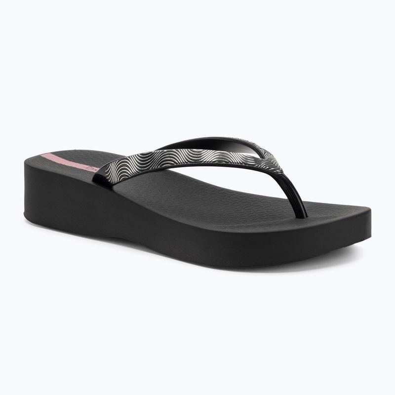 Ipanema Mesh X Plat Damen schwarz/schwarz/lila Flip Flops