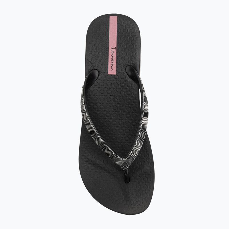 Ipanema Mesh X Plat Damen schwarz/schwarz/lila Flip Flops 5
