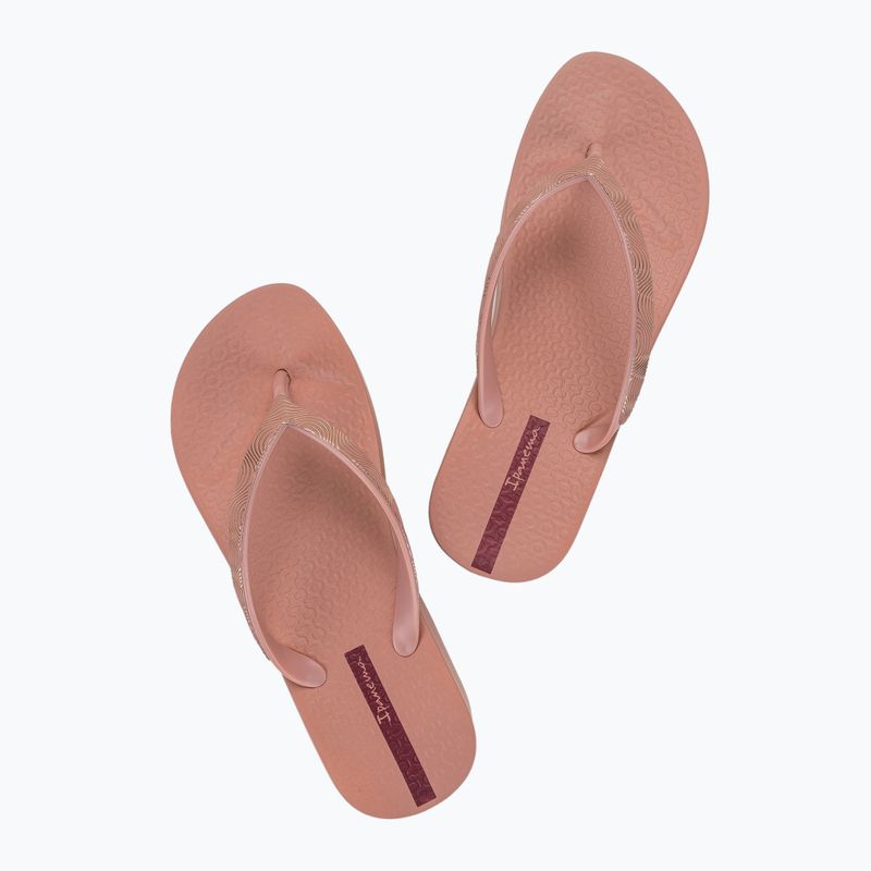 Ipanema Mesh X Plat Damen Flip Flops rosa/rosa/rot 3