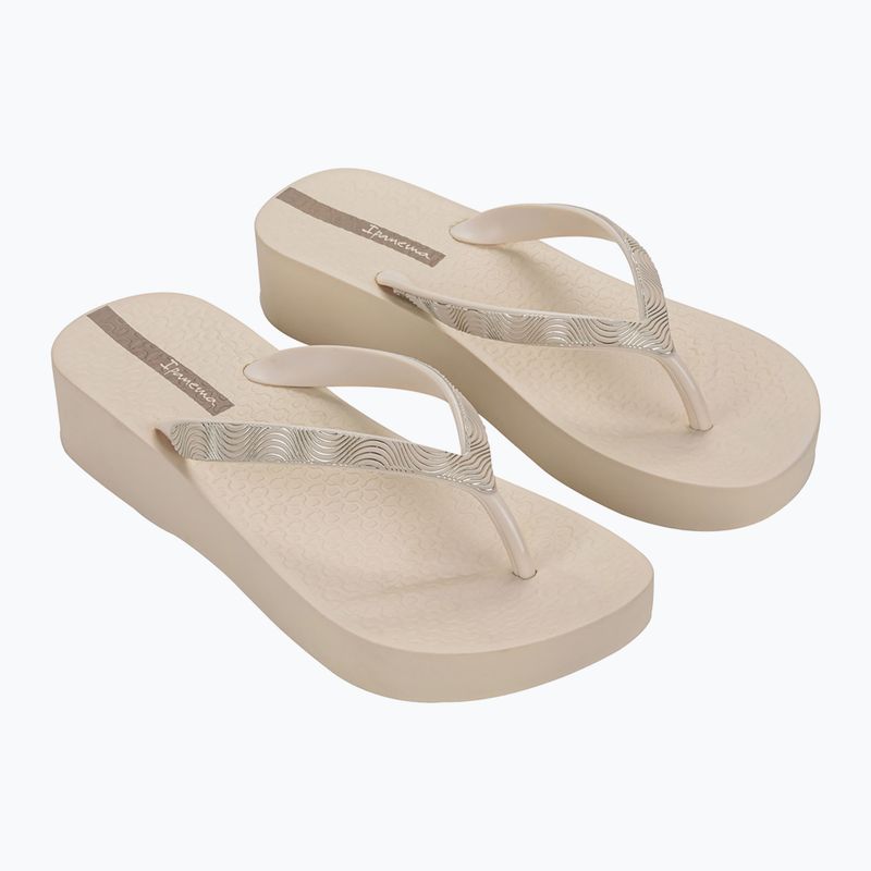 Ipanema Mesh X Plat Damen Flip Flops beige/beige/braun
