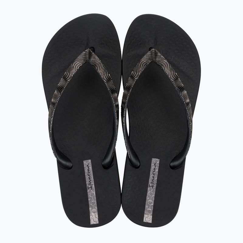 Ipanema Mesh IX Damen Flip Flops schwarz/schwarz/dunkelgrau 9