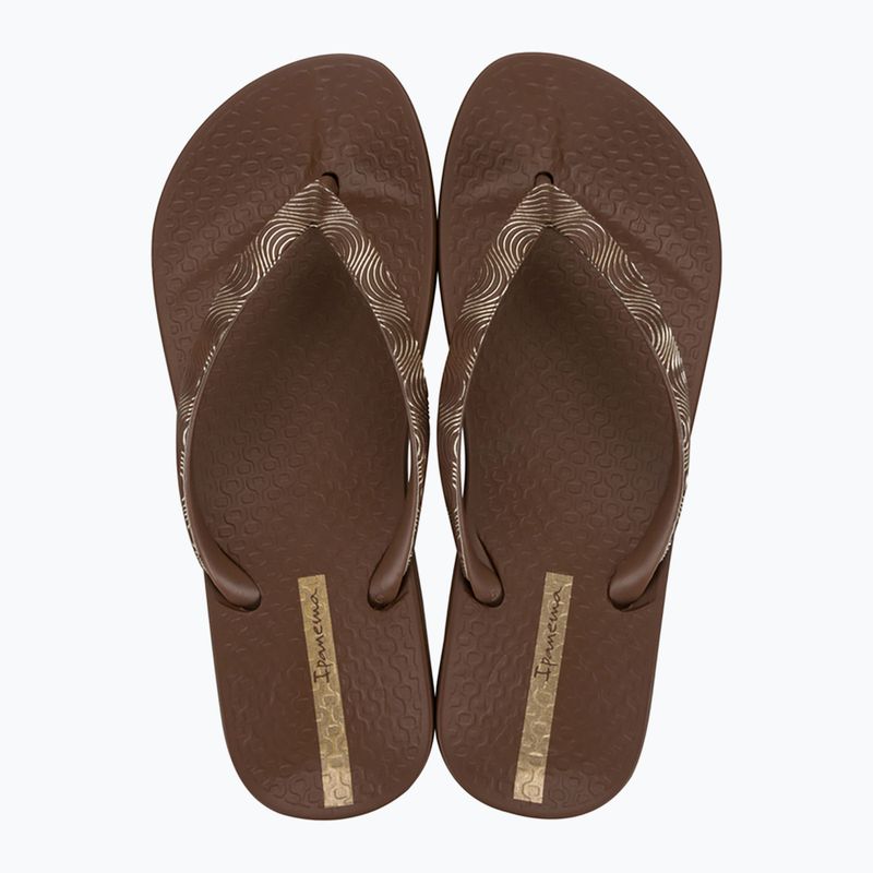 Ipanema Mesh IX Damen braun/braun/gold Flip Flops 2