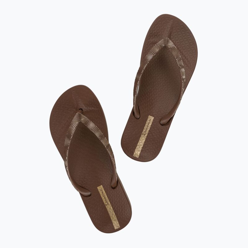 Ipanema Mesh IX Damen braun/braun/gold Flip Flops 3