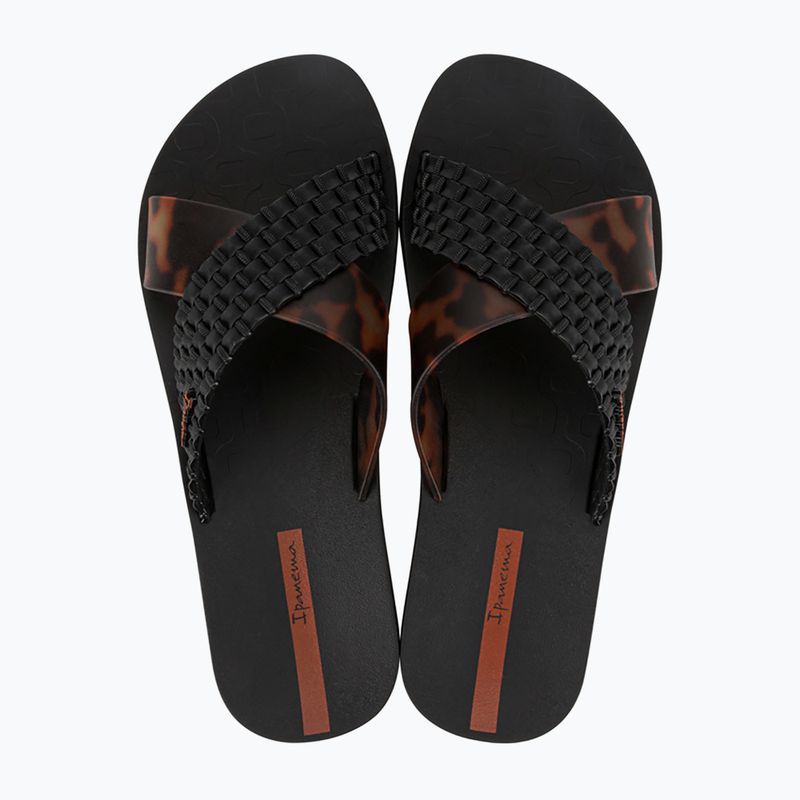 Badeschuhe Damen Ipanema Sense Slide black/tortoiseshell 9