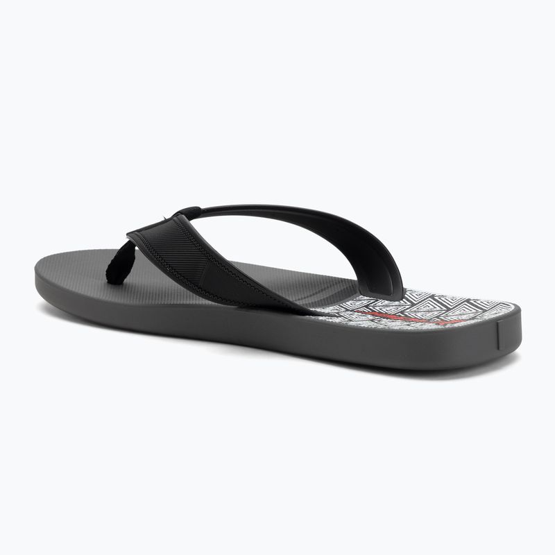 RIDER Impulse Graphic dunkelgrau/schwarz/rot Herren-Flip-Flops 3