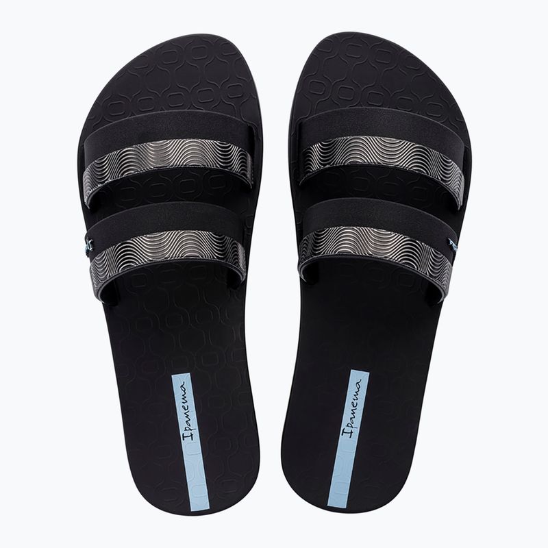 Ipanema Mesh Slide Damen schwarz/blau Flip-Flops 2