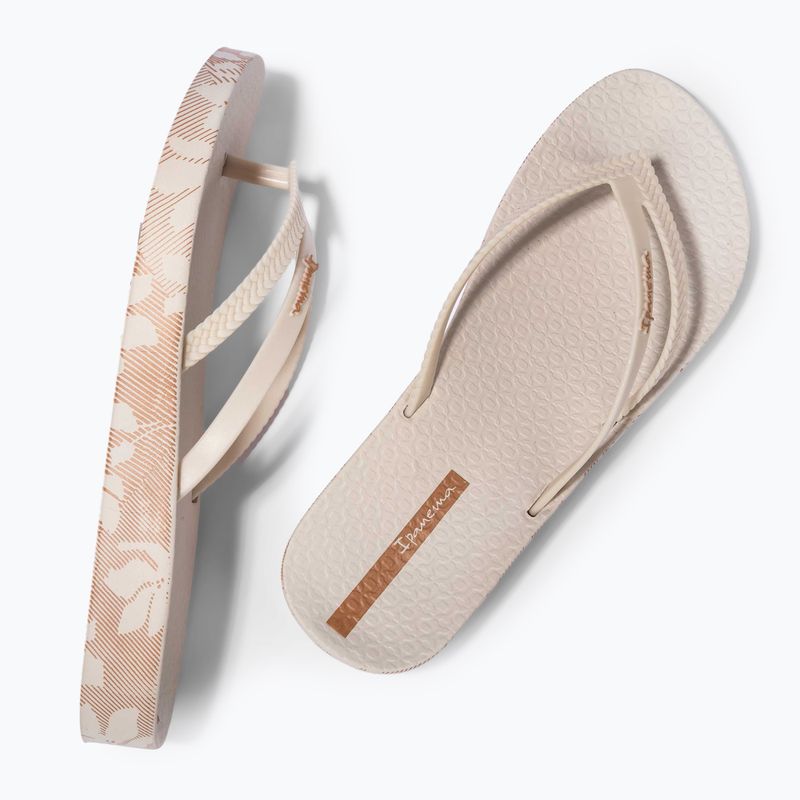 Ipanema Damen Flip Flops Bossa Soft V beige/hellbeige 3