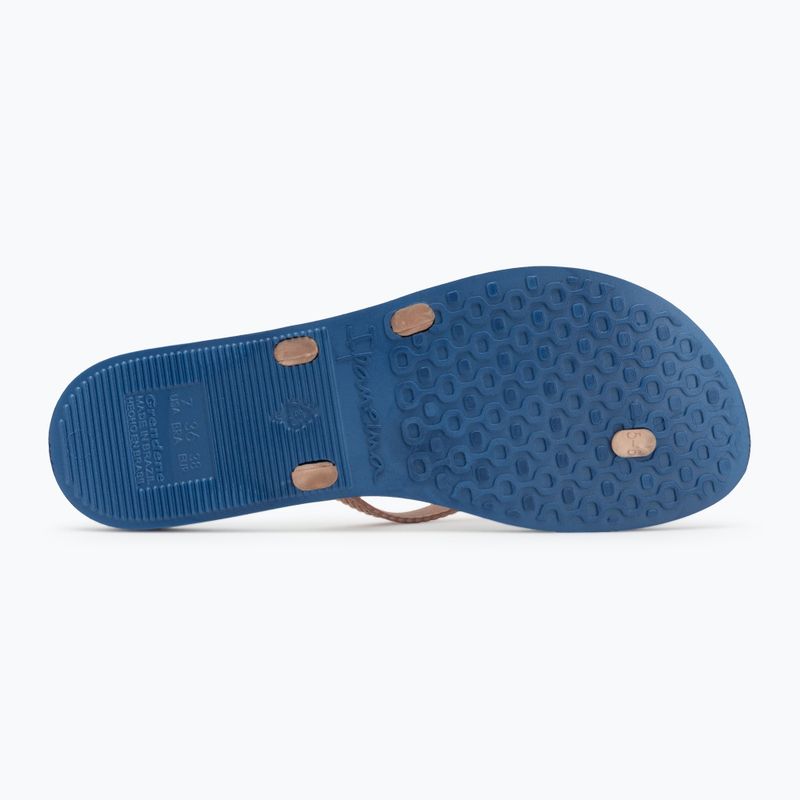 Flip-Flops Damen Ipanema Bossa blue/metallic pink 4