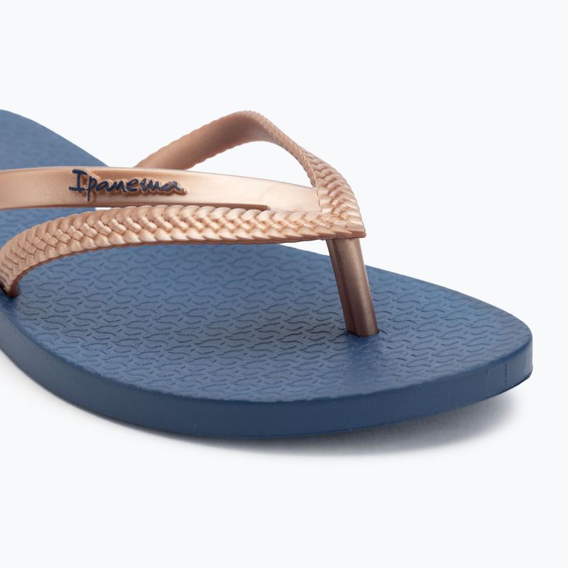 Flip-Flops Damen Ipanema Bossa blue/metallic pink 7