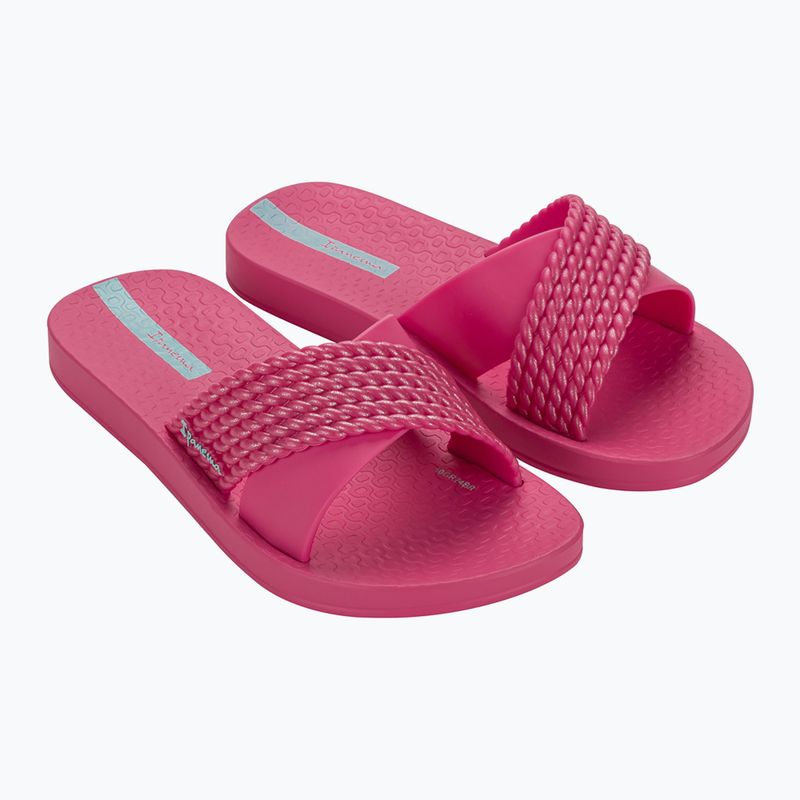 Ipanema Street Kids Flip-Flops rosa/dunkelrosa/grün