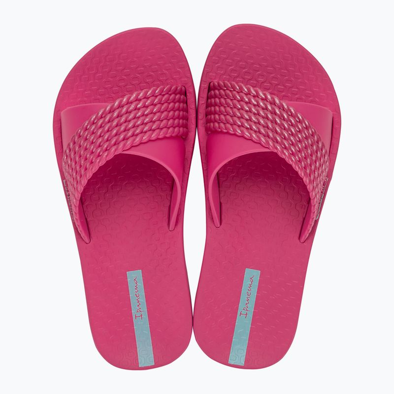 Ipanema Street Kids Flip-Flops rosa/dunkelrosa/grün 2