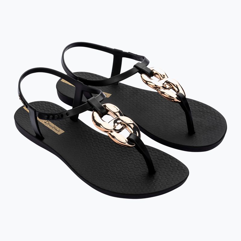 Ipanema Class Connect Damen Sandalen schwarz/schwarz/gold 8
