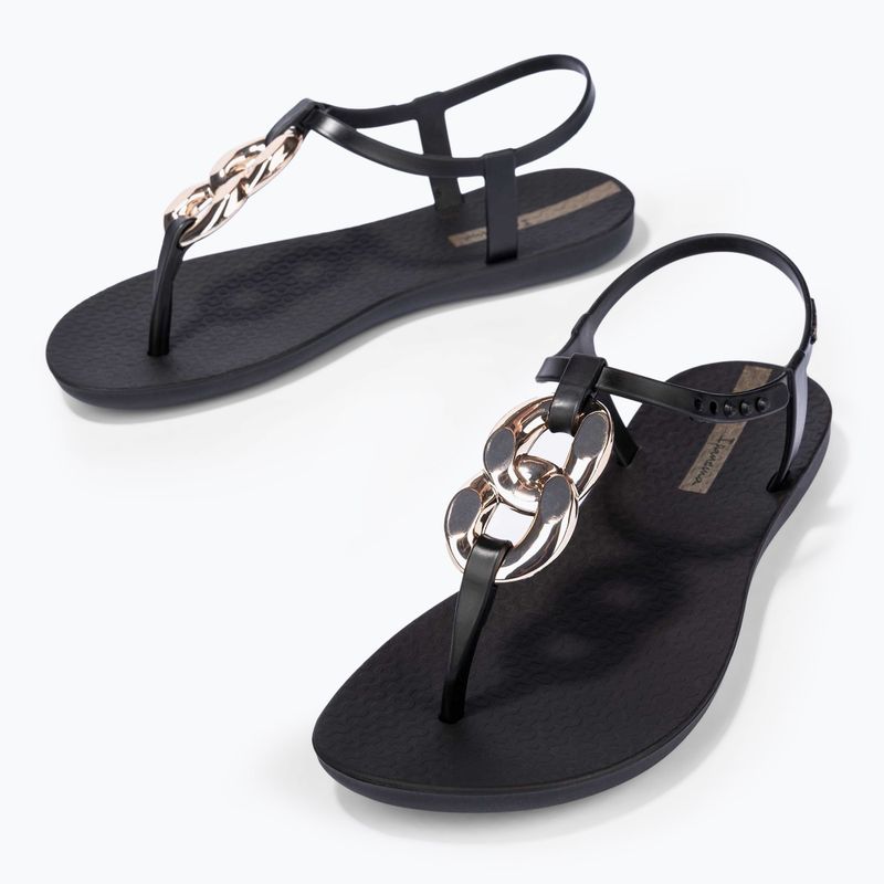 Ipanema Class Connect Damen Sandalen schwarz/schwarz/gold 10